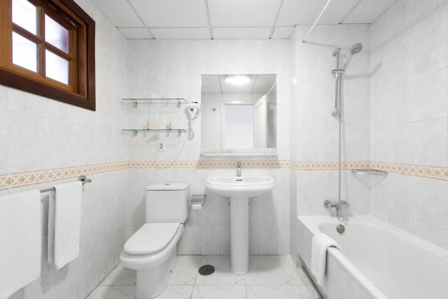 Badkamer van Suite Hotel Elba Castillo San Jorge & antigua Fuerteventura