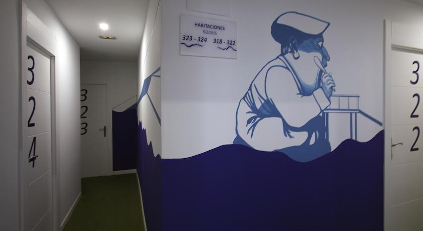 Gang van Hotel Casual Gurea in Bilbao