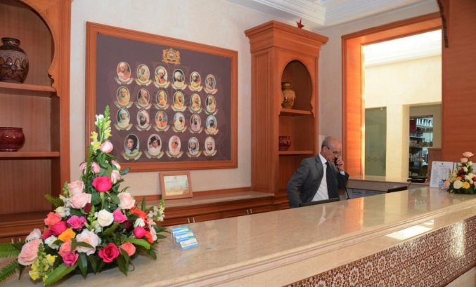 De receptie van Aparthotel Atlantic Palm Beach Agadir