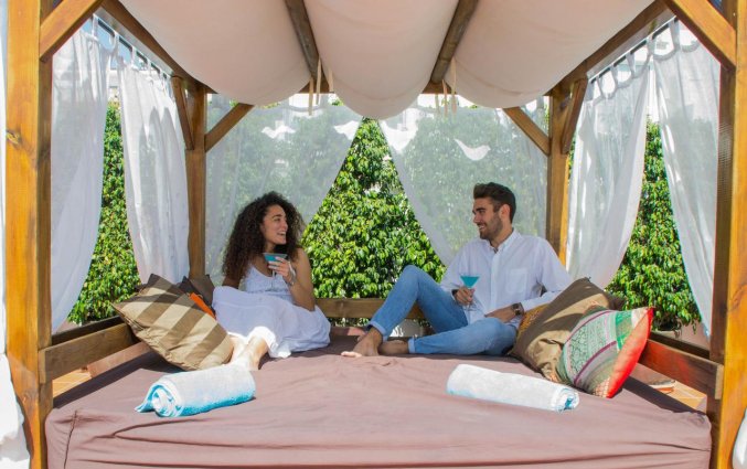 Ligbed van Hotel La Fonda in Andalusië