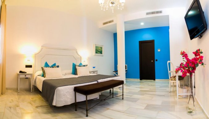 Tweepersoonskamer van Hotel La Fonda in Andalusië