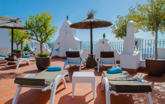 Zonneterras van Hotel La Fonda in Andalusië