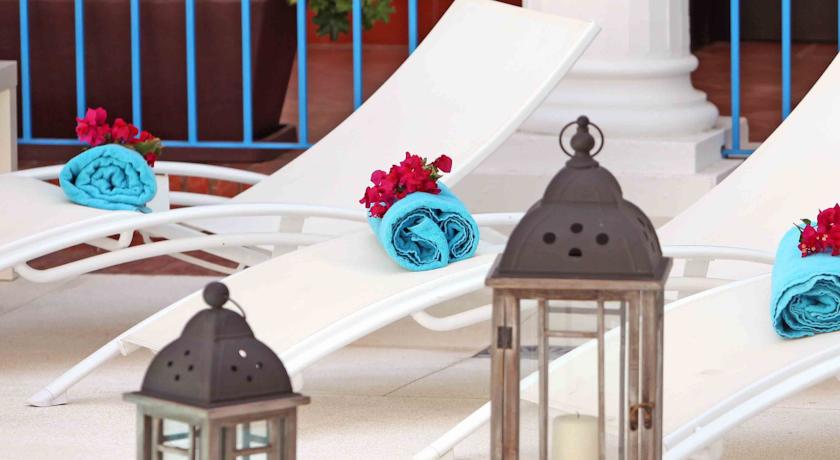 Zonneterras van Hotel La Fonda in Andalusië