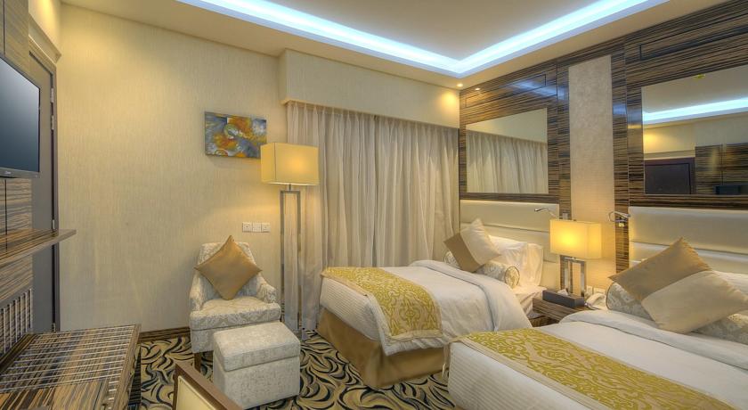 Tweepersoonskamer van Hotel Orchid Vue in Dubai