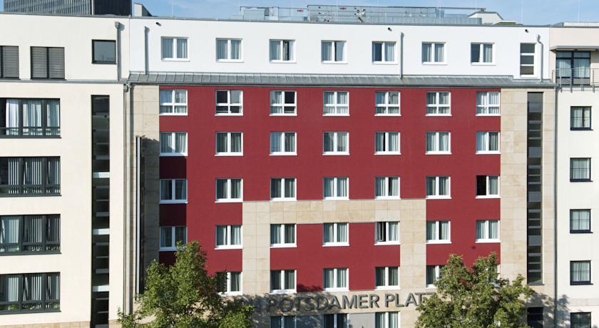 Gebouw van Hotel NH Berlin Postdamer Platz in Berlijn