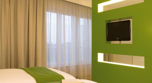 Tweepersoonskamer van Hotel NH Berlin Postdamer Platz in Berlijn