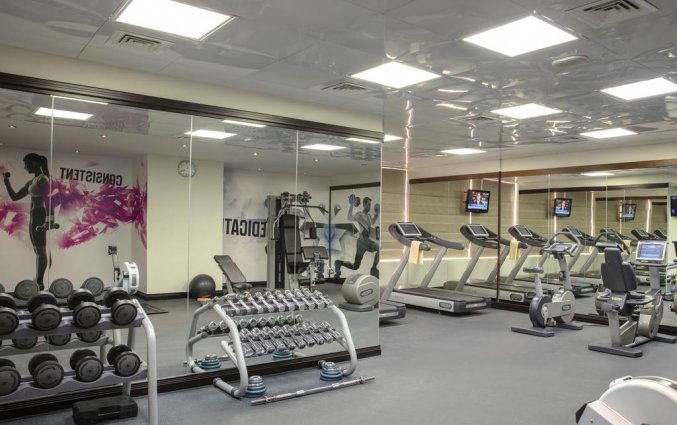 Gym van hotel Jumeira Rotana