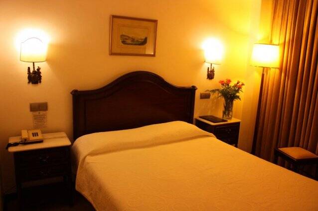 tweepersoonsbed van Hotel Vice Rei Porto