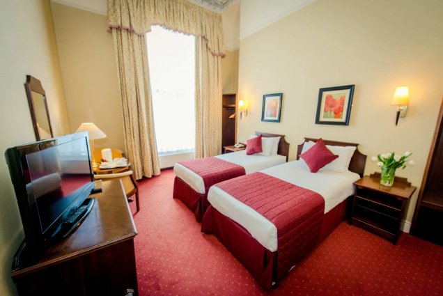 Tweepersoonskamer van Hotel Albany House in Dublin