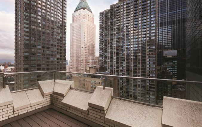 Dakterras van Hotel Edison in New York