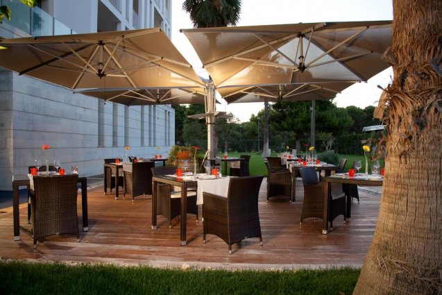 Terras bij Hilton Garden Inn Lecce