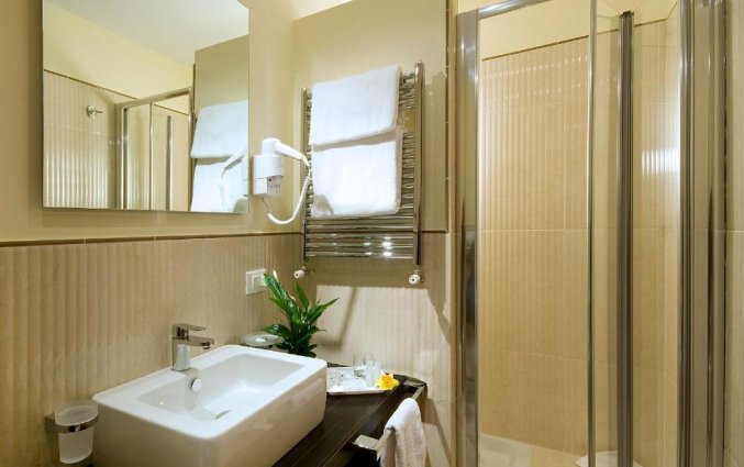 Badkamer in een kamer van Rome Garden Hotel