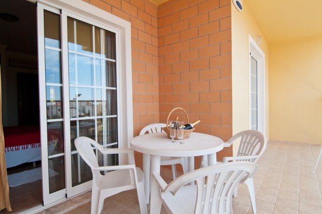 Buitenterras vanAppartementen Villas Barrocal Algarve