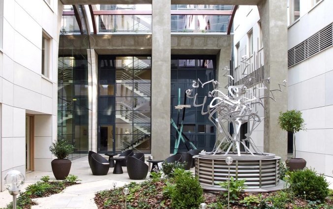 Lounge van Hotel Continental in Budapest