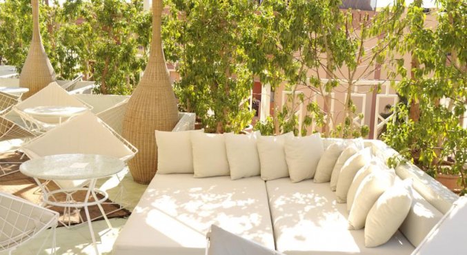 Lounge van Hotel Bab in Marrakech