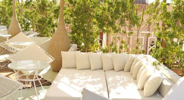 Lounge van Hotel Bab in Marrakech