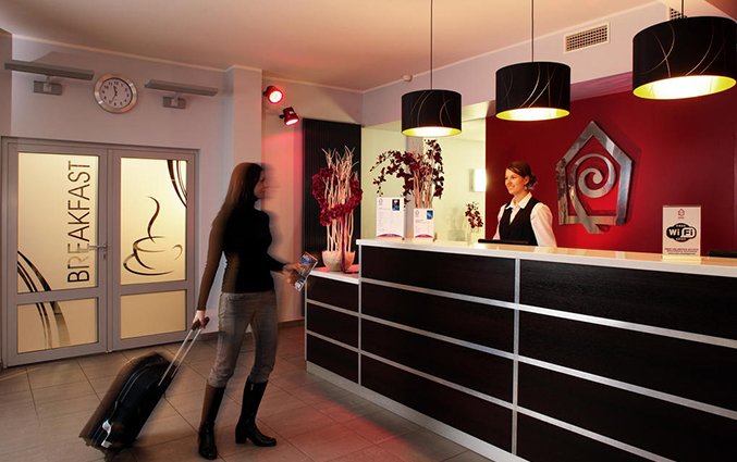 Receptie van Hotel Dodo in Riga
