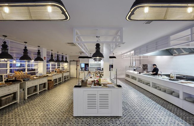 Ontbijtbuffet van Hotel Delamar in Lloret de Mar