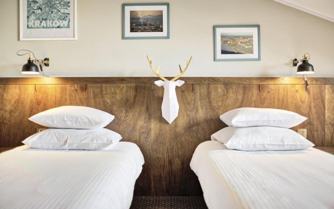 Tweepersoonskamer van Aparthotel Daniel Griffin in Krakau