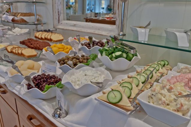 Buffet van Hotel en Spa Secret Paradise op Chalkidiki