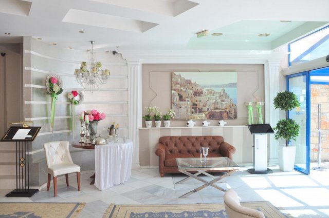 Lobby van Hotel en Spa Secret Paradise op Chalkidiki