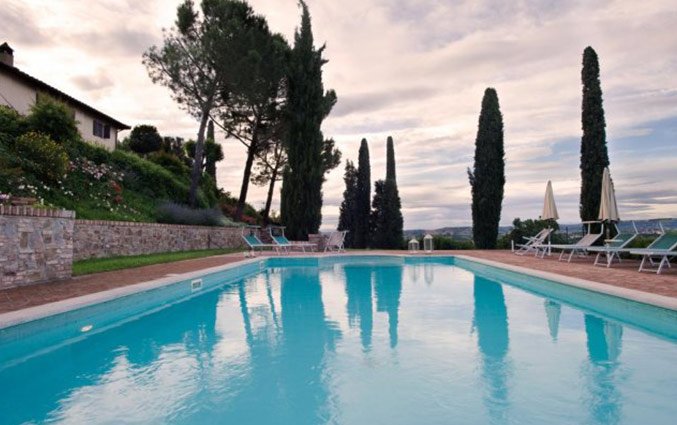 Zwembad van Bed and breakfast Poderi Arcangelo in Toscane