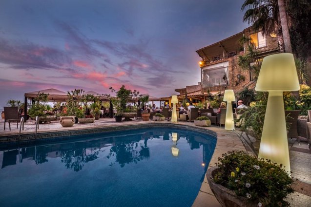 Zwembad van hotel Cap Roig in Platja d'Aro