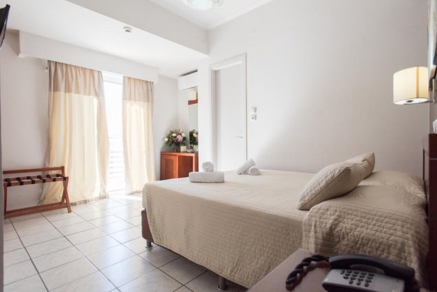 Tweepersoonskamer van Hotel Epidavros Athene