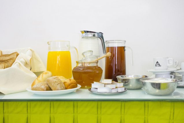 Ontbijtbuffet van Hotel Attalos in Athene