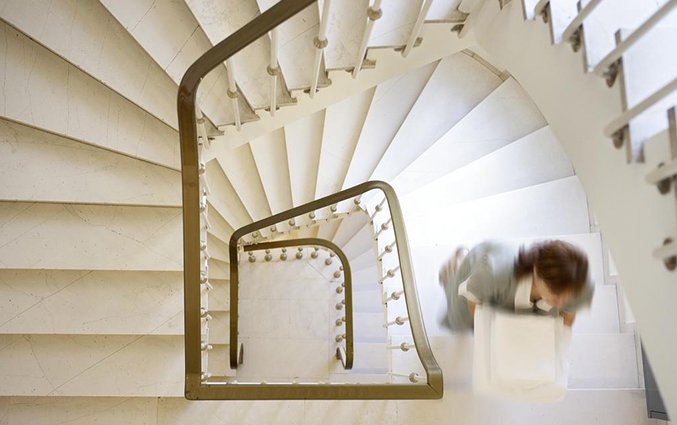 Trappenhuis van Hotel Adrian in Athene