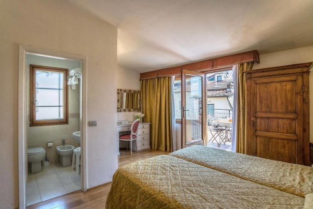 Tweepersoonskamer van Hotel Atlantic Palace in Florence