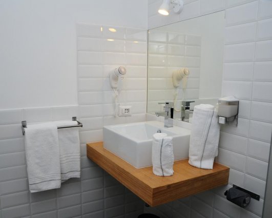 Badkamer van Bed & Breakfast Maison Du La Metro