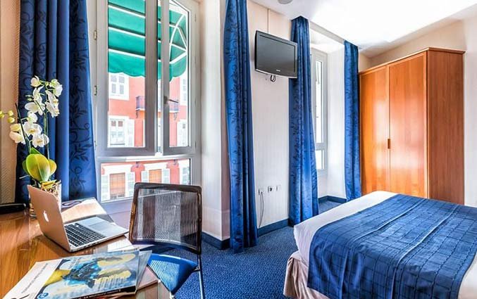 Tweepersoonskamer van Hotel Univers Nice