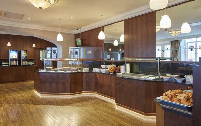 Ontbijtzaal van Hotel Lancaster Gate in Londen