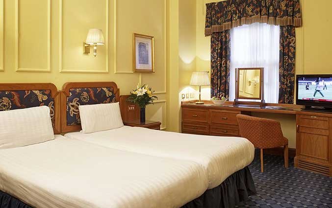 Tweepersoonskamer van Hotel Lancaster Gate in Londen