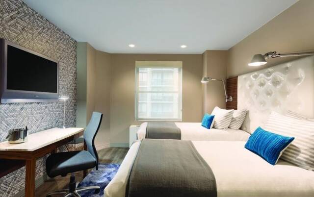 Tweepersoonskamer van Hotel The Gallivant Times Square New York