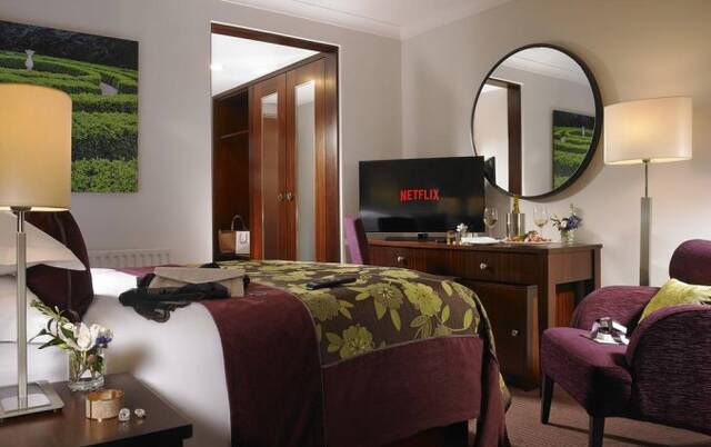Tweepersoonskamer van Hotel Camden Court in Dublin