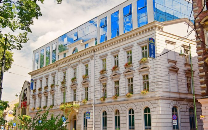 Voorkant van Hotel Best Western Plus Krakow Old Town