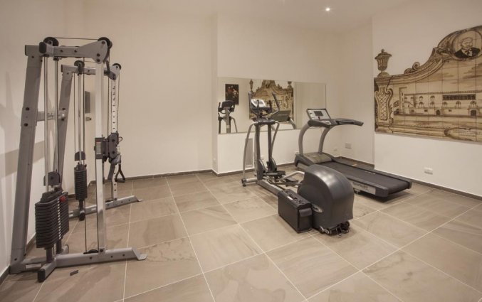 Fitnesszaal van Hotel San Giorgio Palace op Sicilië