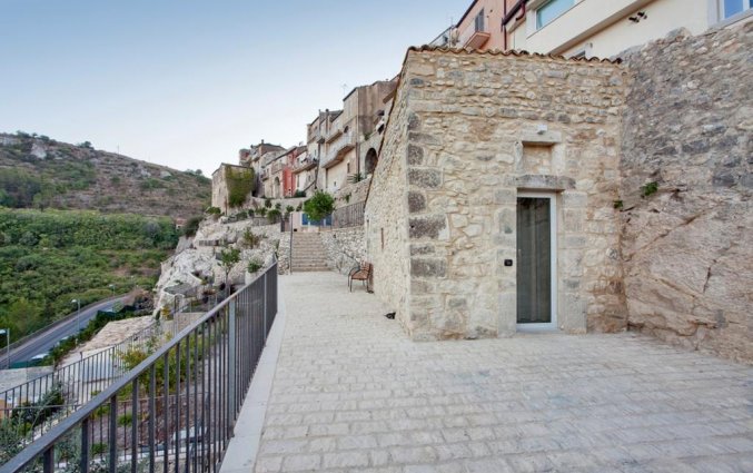 Gebouw van Hotel San Giorgio Palace op Sicilië