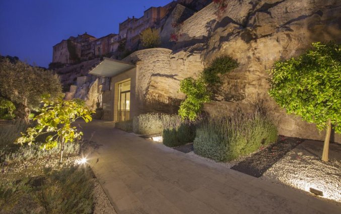 Tuin van Hotel San Giorgio Palace op Sicilië