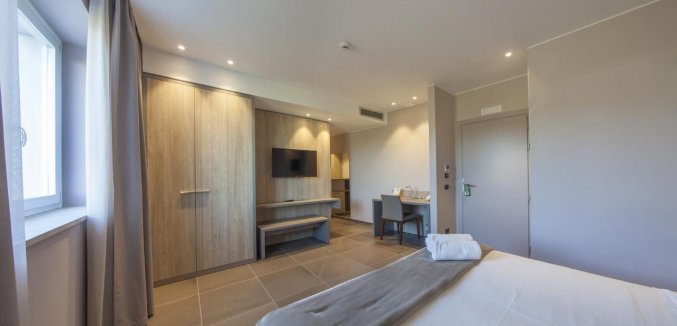 Tweepersoonskamer van Hotel San Giorgio Palace op Sicilië