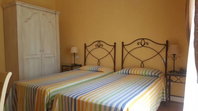 Tweepersoonskamer van Hotel Etna op Sicilië