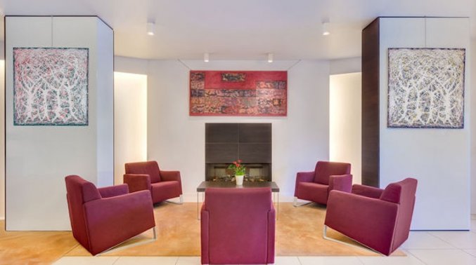 Lounge van hotel Hilton Garden Inn Venice Mestre San Giuliano in Venetie