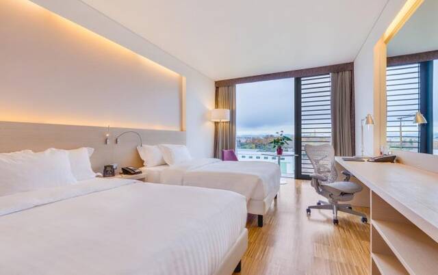 Slaapkamer van hotel Hilton Garden Inn Venice Mestre San Giuliano in Venetie