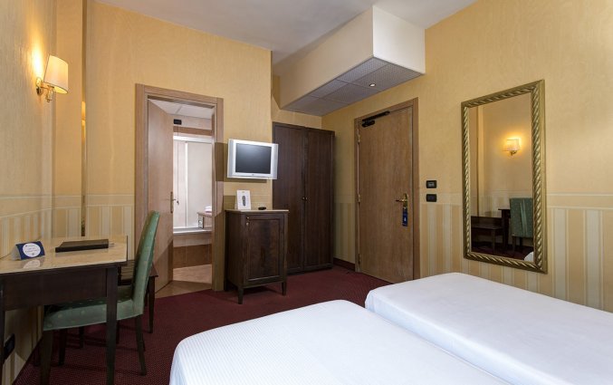 Tweepersoonskamer van Hotel Best Western Tritone in Venetie