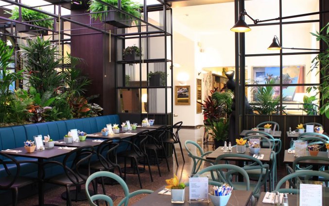 Het restaurant van Hotel Sanpi Milaan