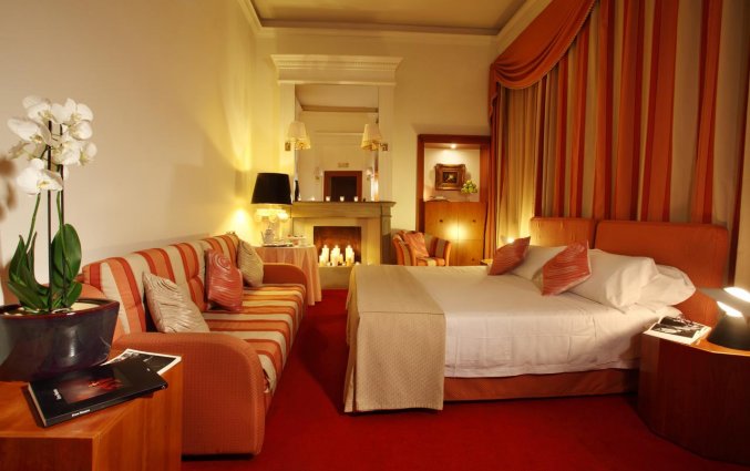 Tweepersoonskamer van Hotel Sanpi Milaan