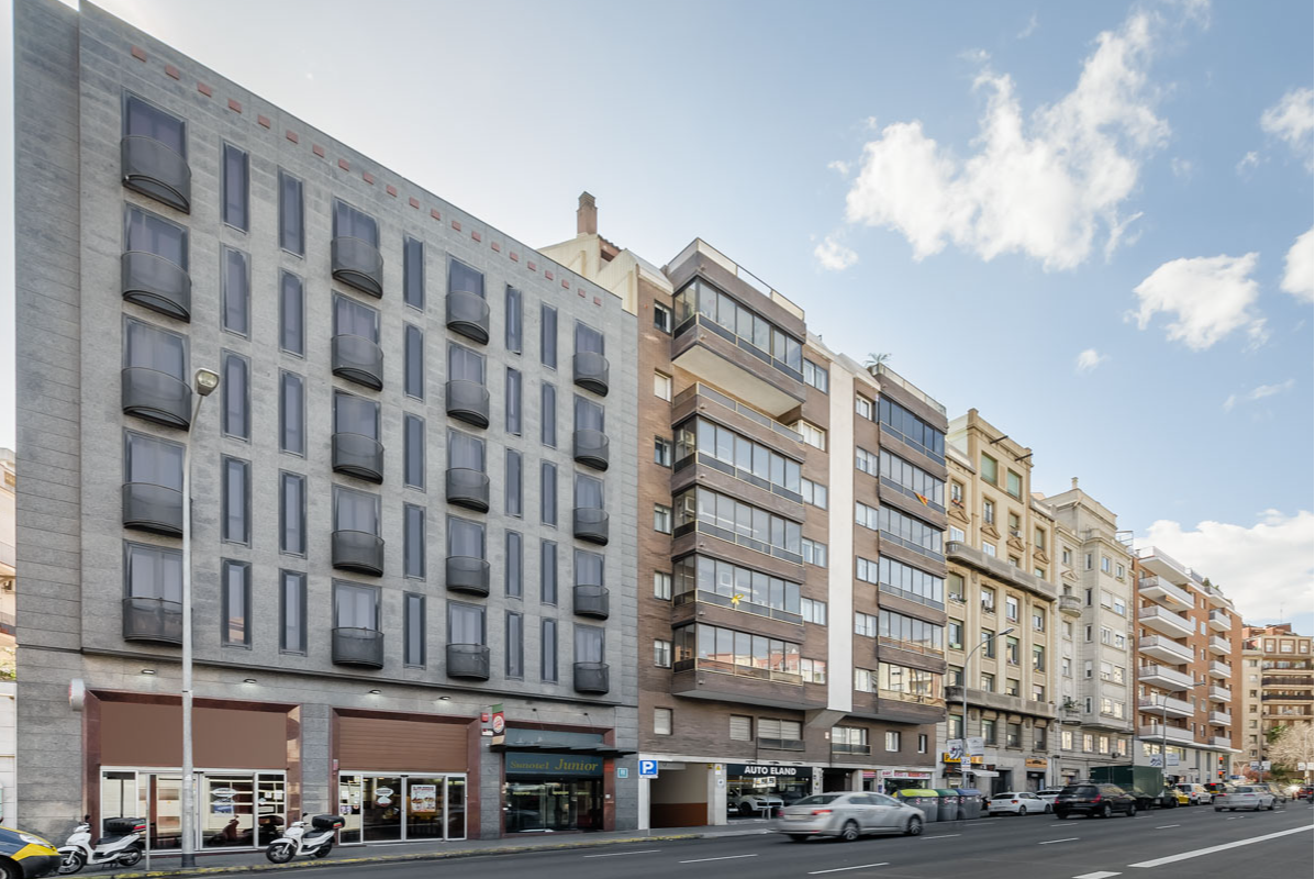 Voorkant van Sunotel Junior in Barcelona