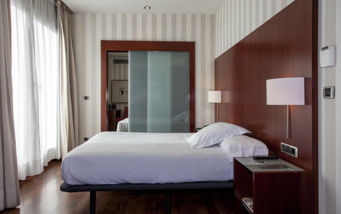Tweepersoonskamer van Hotel Zenit in Bilbao